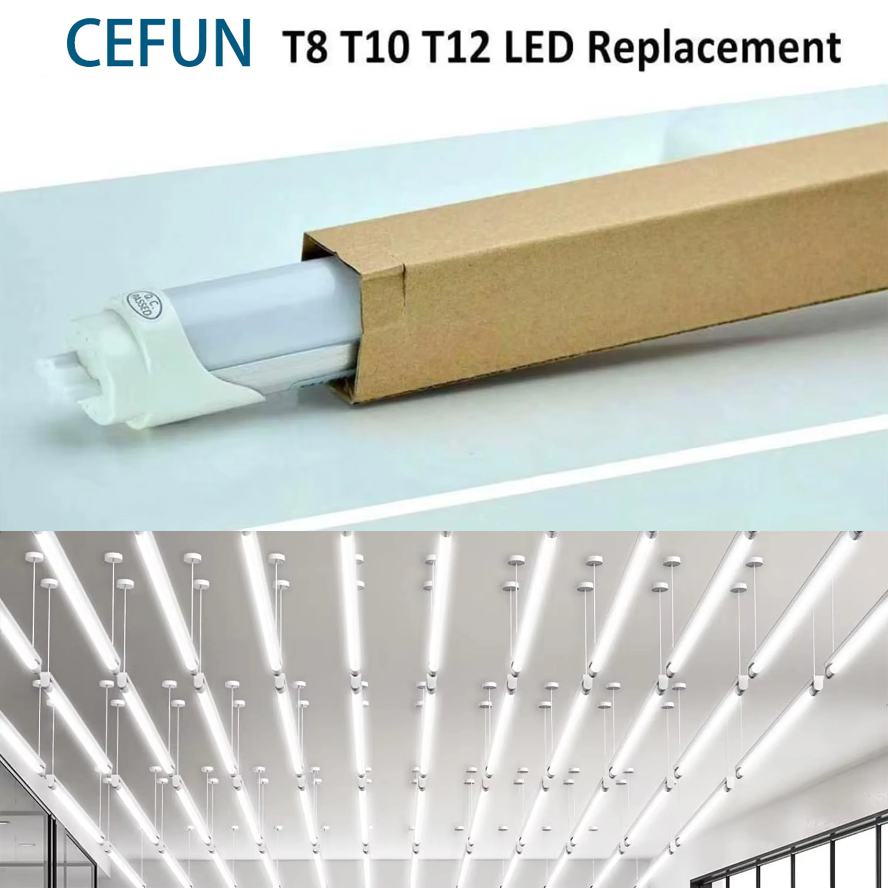 Светодиодные лампы CEFUN T8 T10 T12 4 фута
