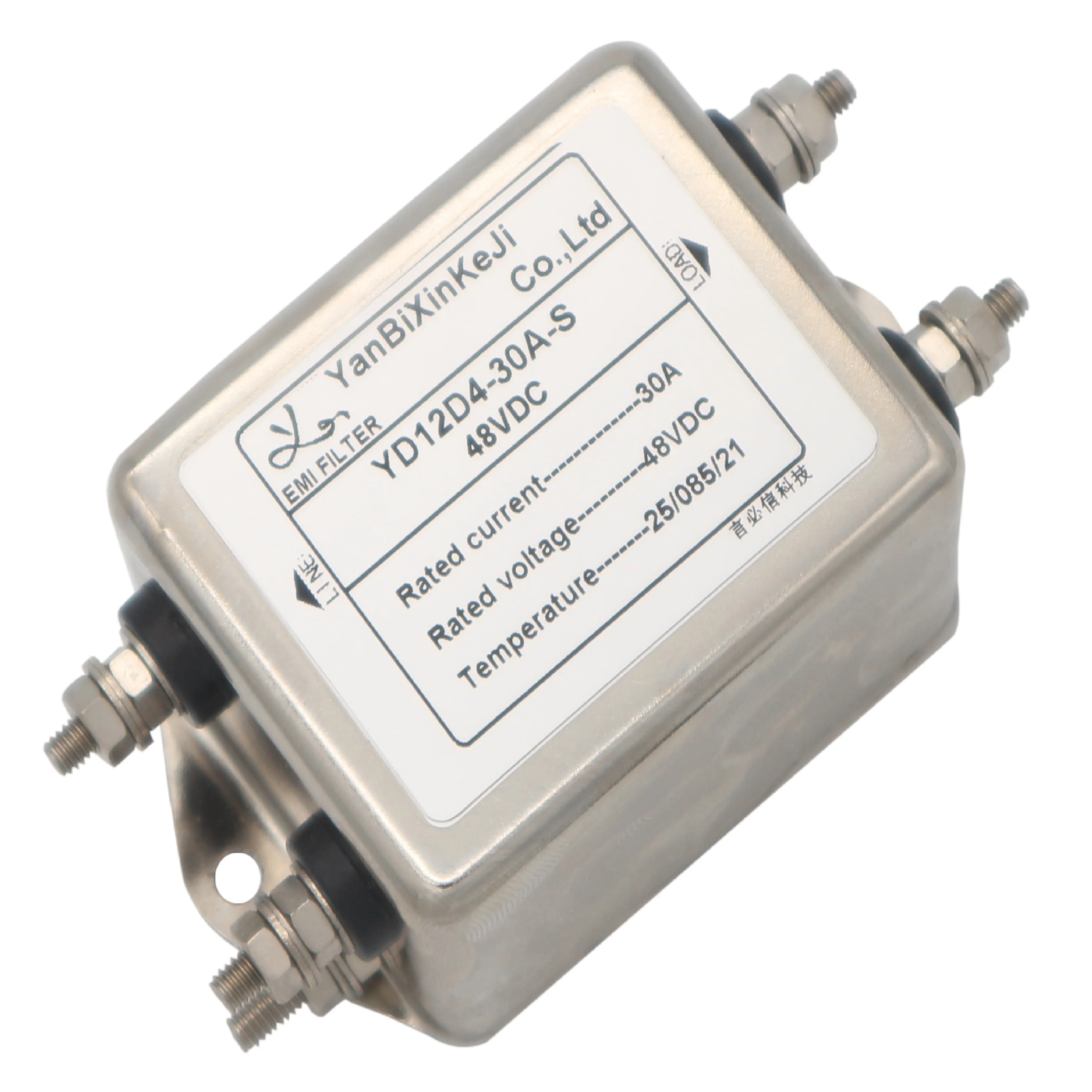 Yanbixin New Design High Quality Low Pass 30A 48V/DC Noise EMI EMC Filter for Face Mask Machine