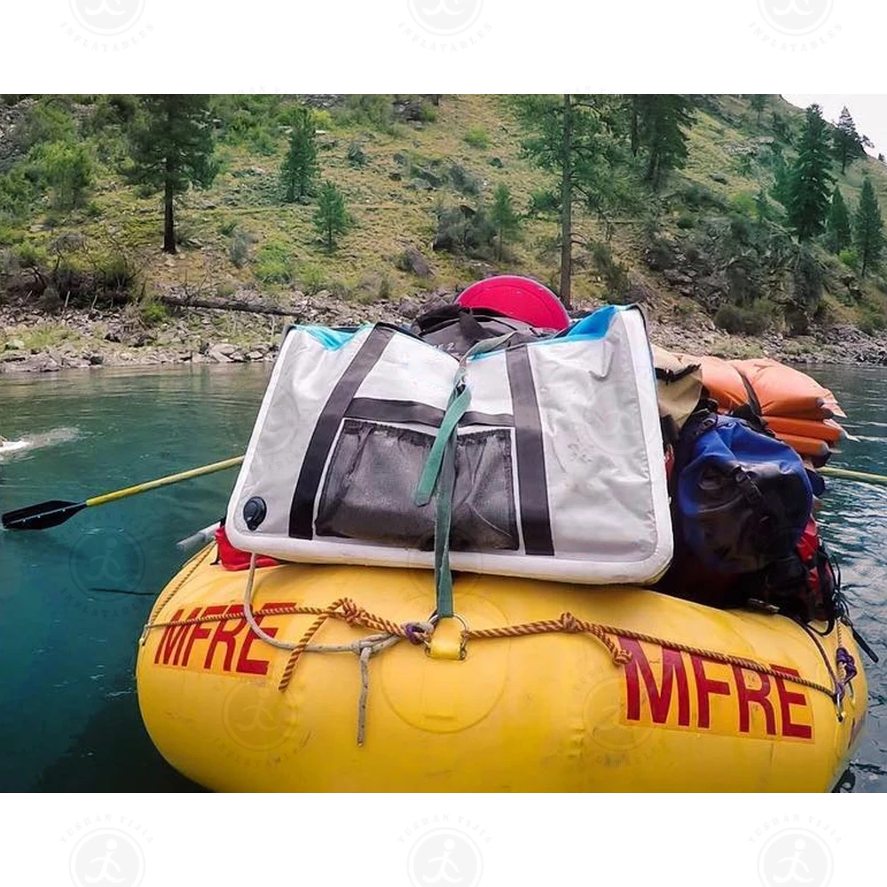 Square Inflatable Ice Bucket Box Drink Container Treasure Chest For Camping Travel Ice Cooler Inflatable Camping tent Fish
