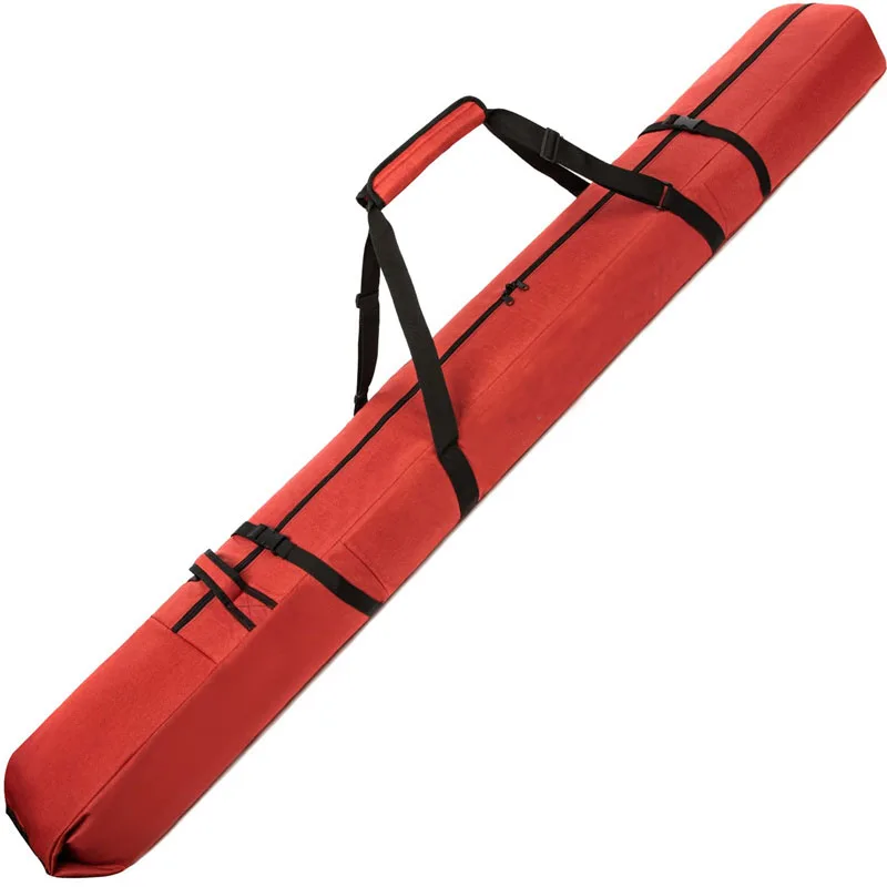 Высококачественная мягкая Лыжная сумка для путешествий на воздухе, одноместная Лыжная сумка для переноски с регулируемой длиной, полностью мягкая Лыжная дорожная сумка