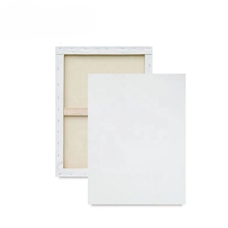 Beginner material texture painting with frame wood strips acrylic paint gouache canvas painting board wholesale