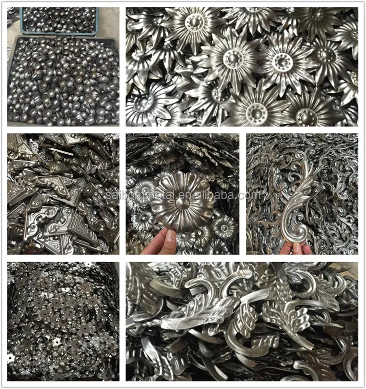 wrought iron stamping decorative craft tree leaf