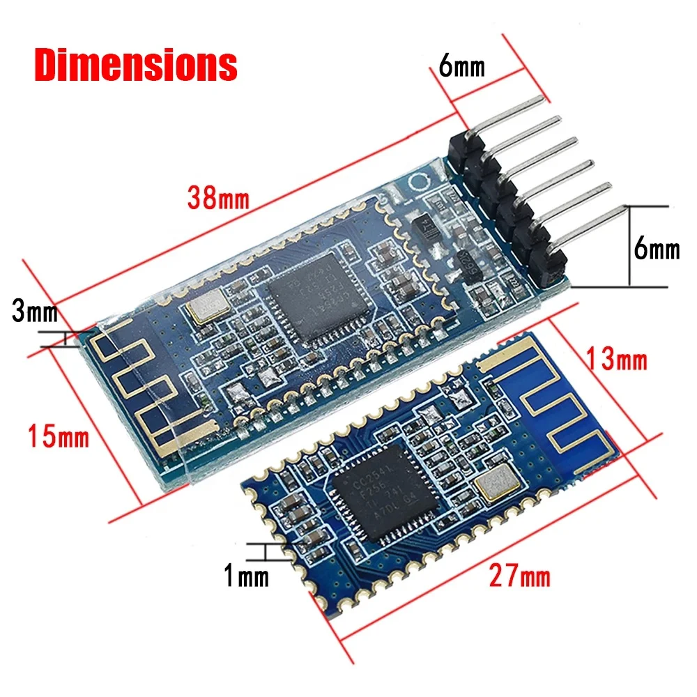HM-10 Bluetooth Module 4.0 BLE for Arduino TI CC2541 Serial Transparent Transmission Wireless Module for IoT M2M Smart Controls