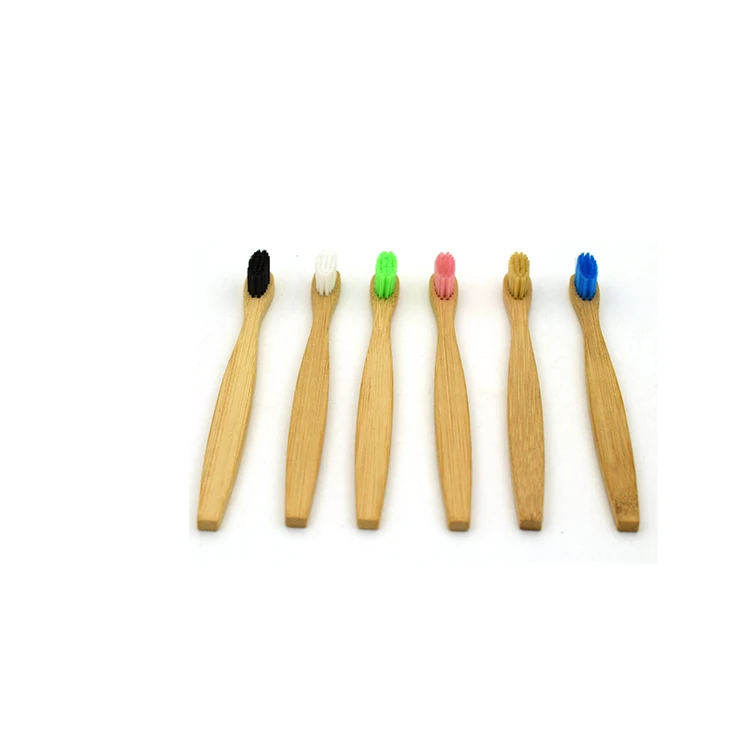 
Good Quality Eco Friendly Wholesale Wooden Custom Logo Biodegradable Bristles Wooden Toothbrush Charcoal 