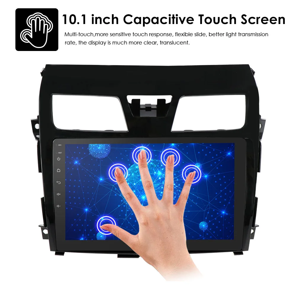 YHT Android 10 Touch Screen Car DVD Player For Nissan Teana Altima 2013 2014 2015 2016 2017 2018 Multimedia Radio Video GPS