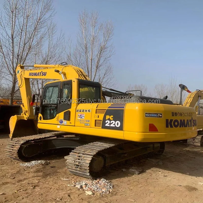 2016 year Used Komasu Excavator PC220LC-8 with hammer Line and mining bucket for sale pc220-8