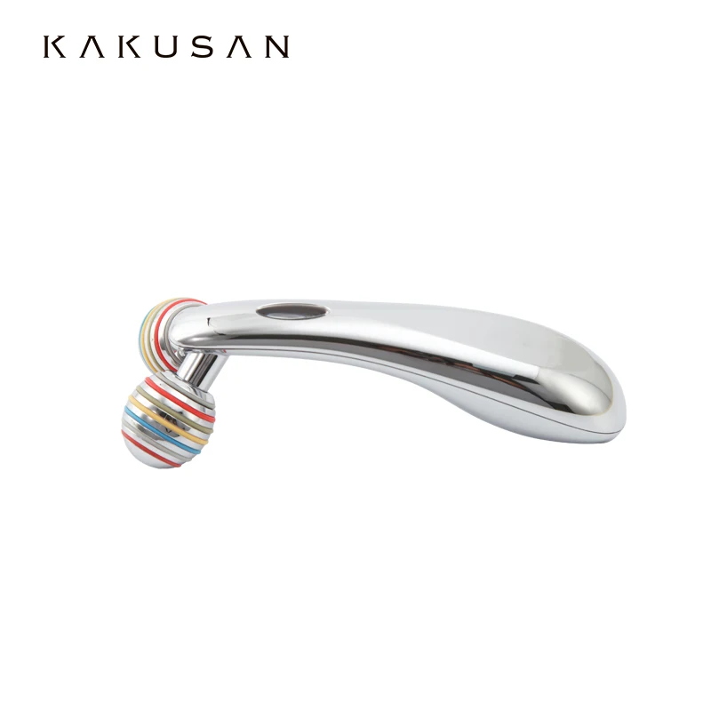 kakusan face yoga tools Y shape micro current eye massage roller ball