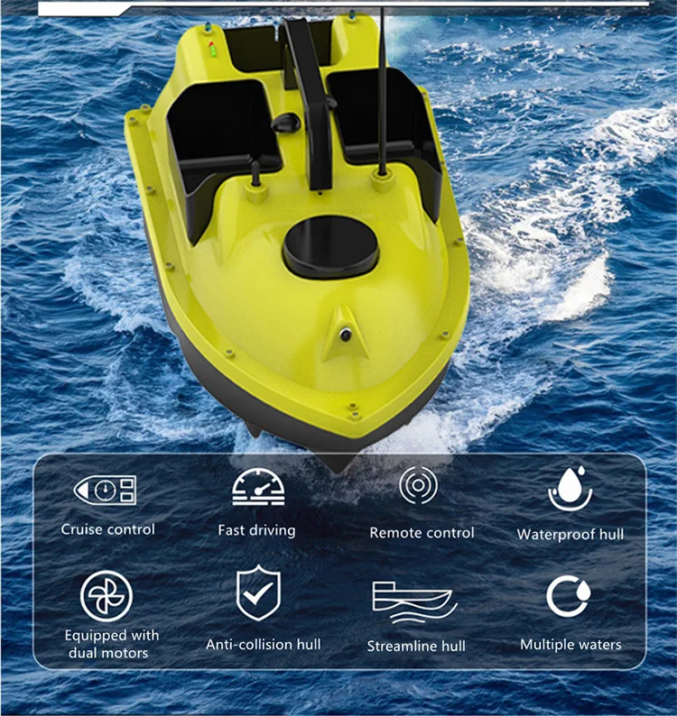 remote bait boat