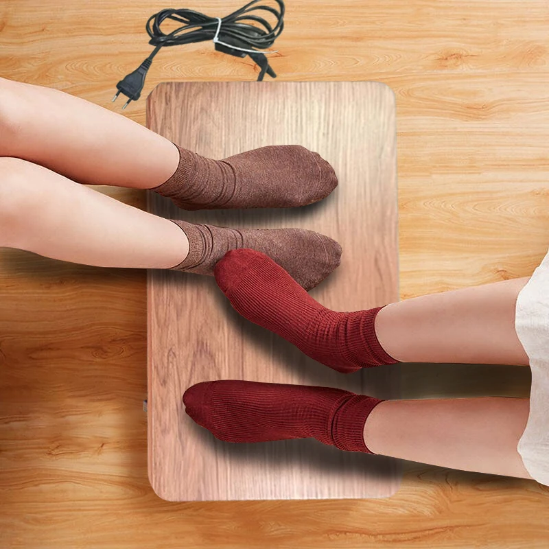 Portable Ergonomic electric foot warmers Adjustable Temperature Pressure Relief Outdoor Bedroom Bathroom House Office