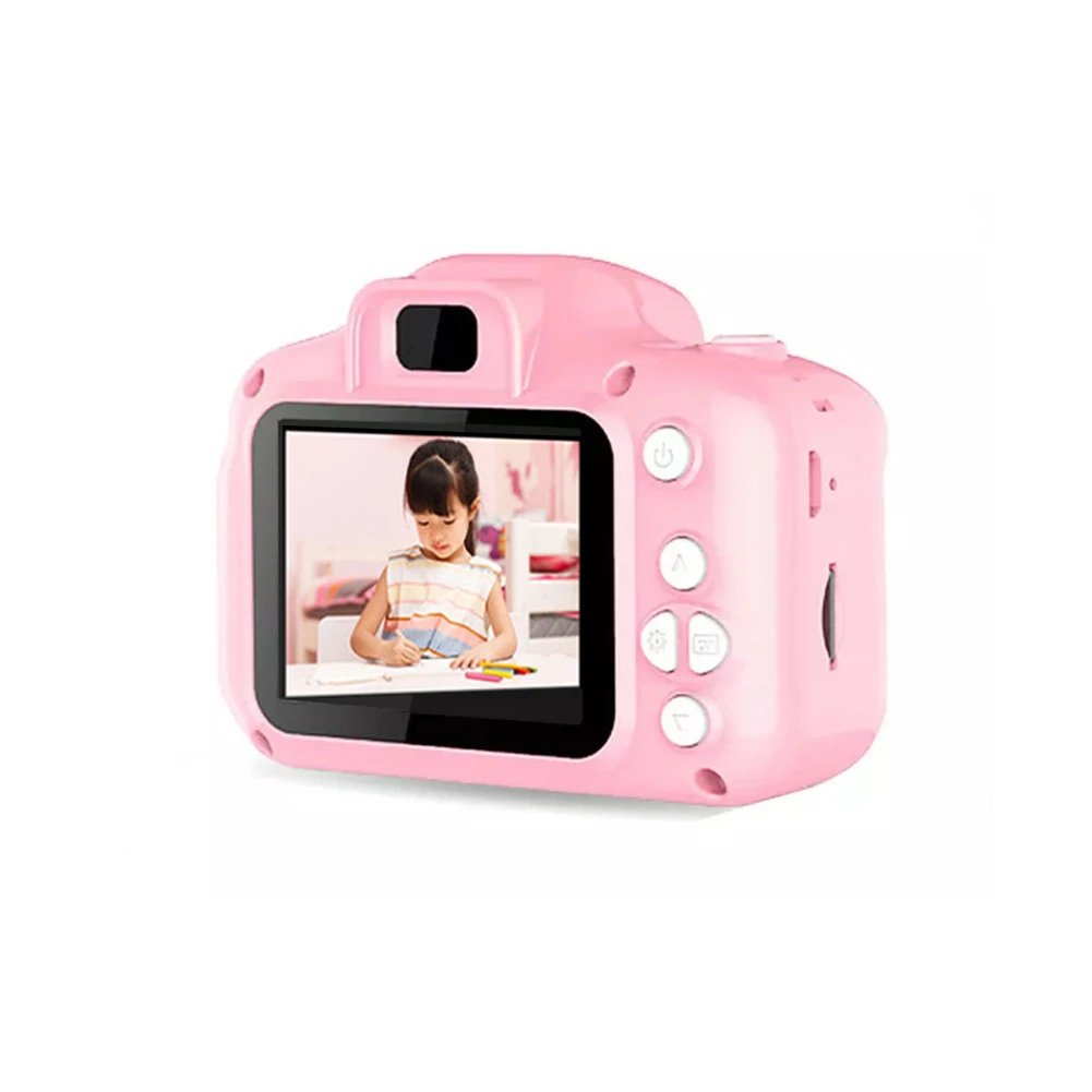 Fashion Portable Cartoon Smart ABS Outdoor Photography Chargeable Mini Digital Camera 2 Inch IPS Screen 1080P Toddler Toy Camera