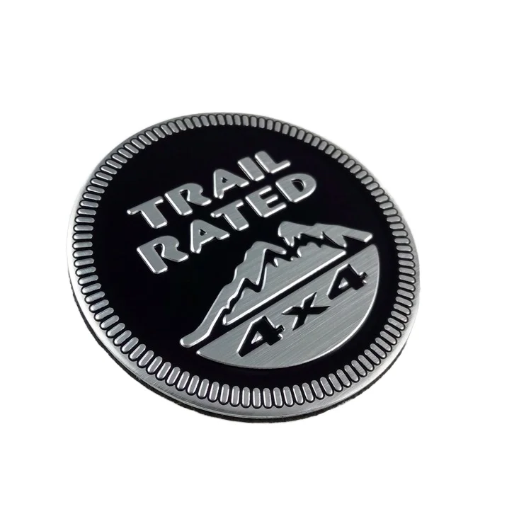 round Anti-Gold Plated Coin-Shaped Car Emblems Fashion Badge Pins in Metal Casting Technique with Die Cutting Printing