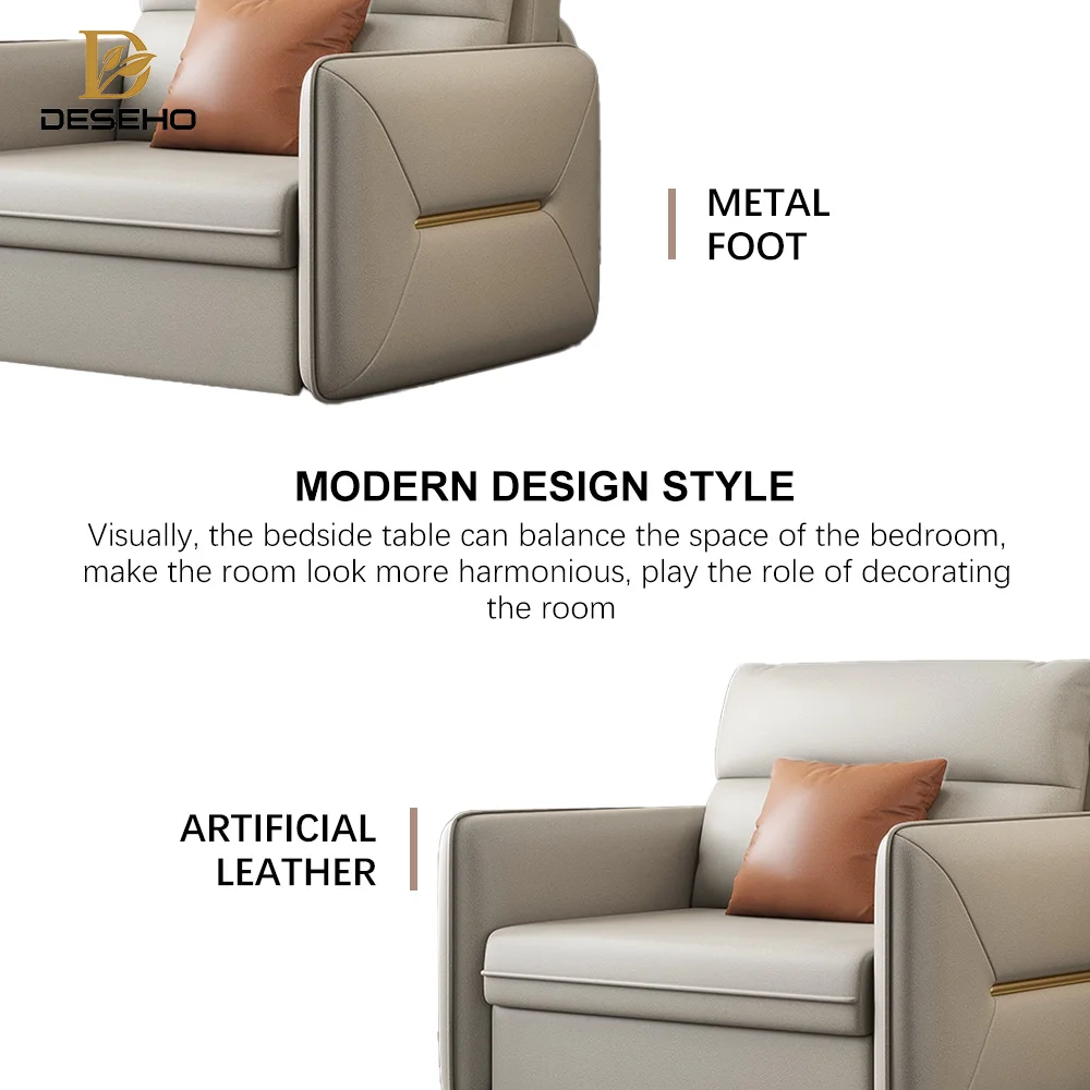 DISIHE Nordic Modern Sleeper Couch Living Room Furniture Modular Space Saving 2 Seater Sofa Cum Bed