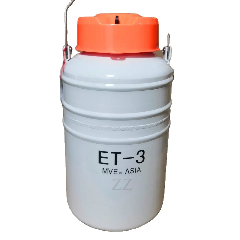 ET-3 3Liters MVE Liquid Nitrogen Dewar/Container/Flask Tank