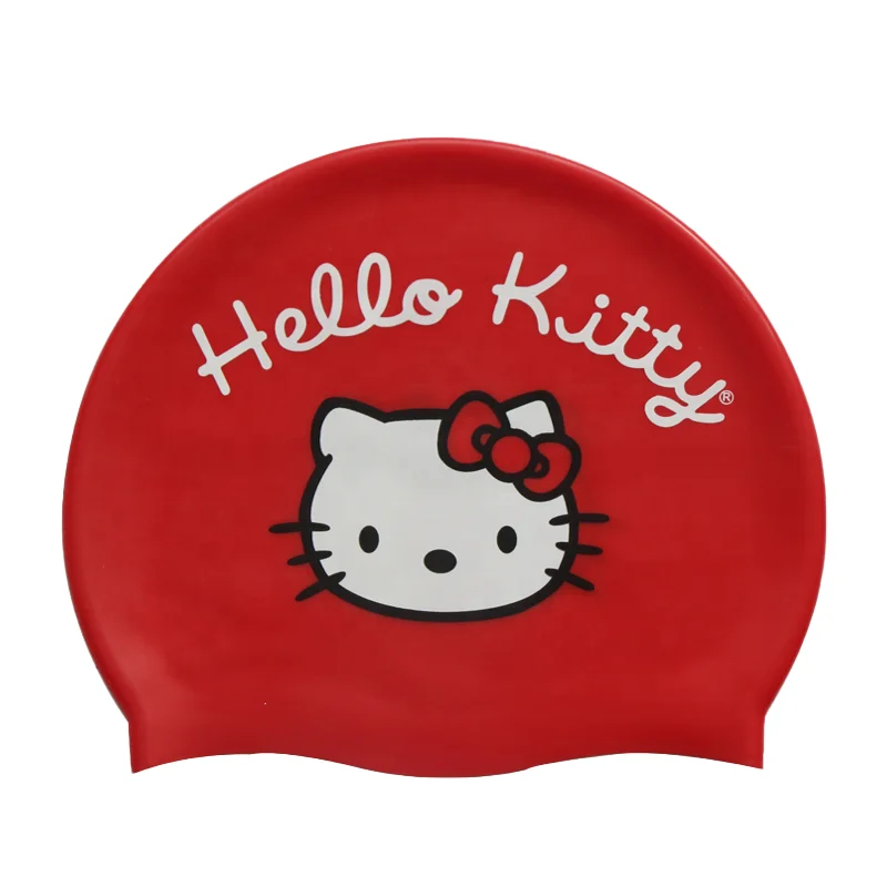 
Weihai factory waterproof silicon cap custom printed swimming cap cheap swim cap for child 