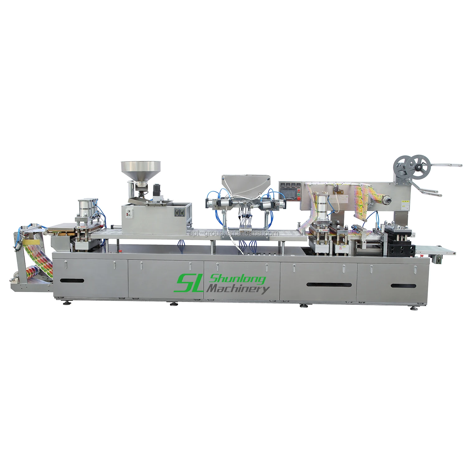 High Production Capacity Liquid Chocolate Biscuit Chocolate Ketchup Blister Packing Machine Price