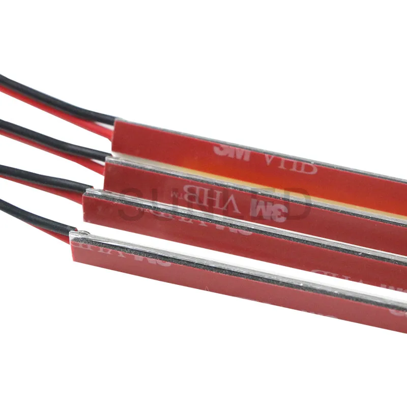 LED Light 40cm 50cm 60cm 12V COB light bars with silicon gel cob led strip light bar for cars