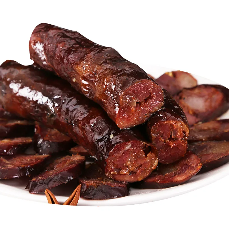 Promotional wholesale beef sausage delicious healthy smoked sausage snack beef sausage