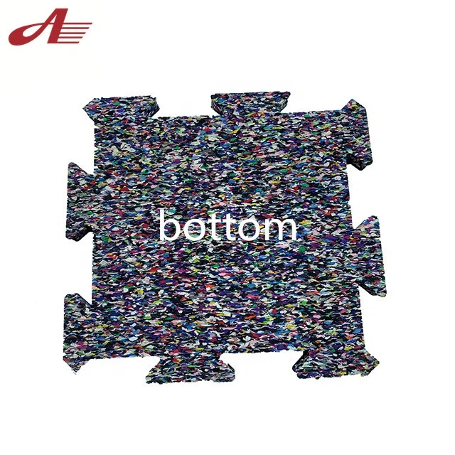 Factory hot sale interlocking indoor rubber floor for gym Safety rubber mat for outdoor playground Anti-slip rubber flooring