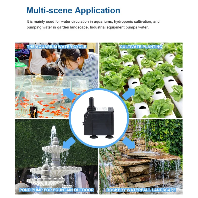 JUYANG Wholesale fountain pumps electrical mini garden water pump aquarium pump submersible small water pump for fountains
