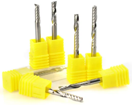 HSS tungsten carbide 1 Flutes end mill