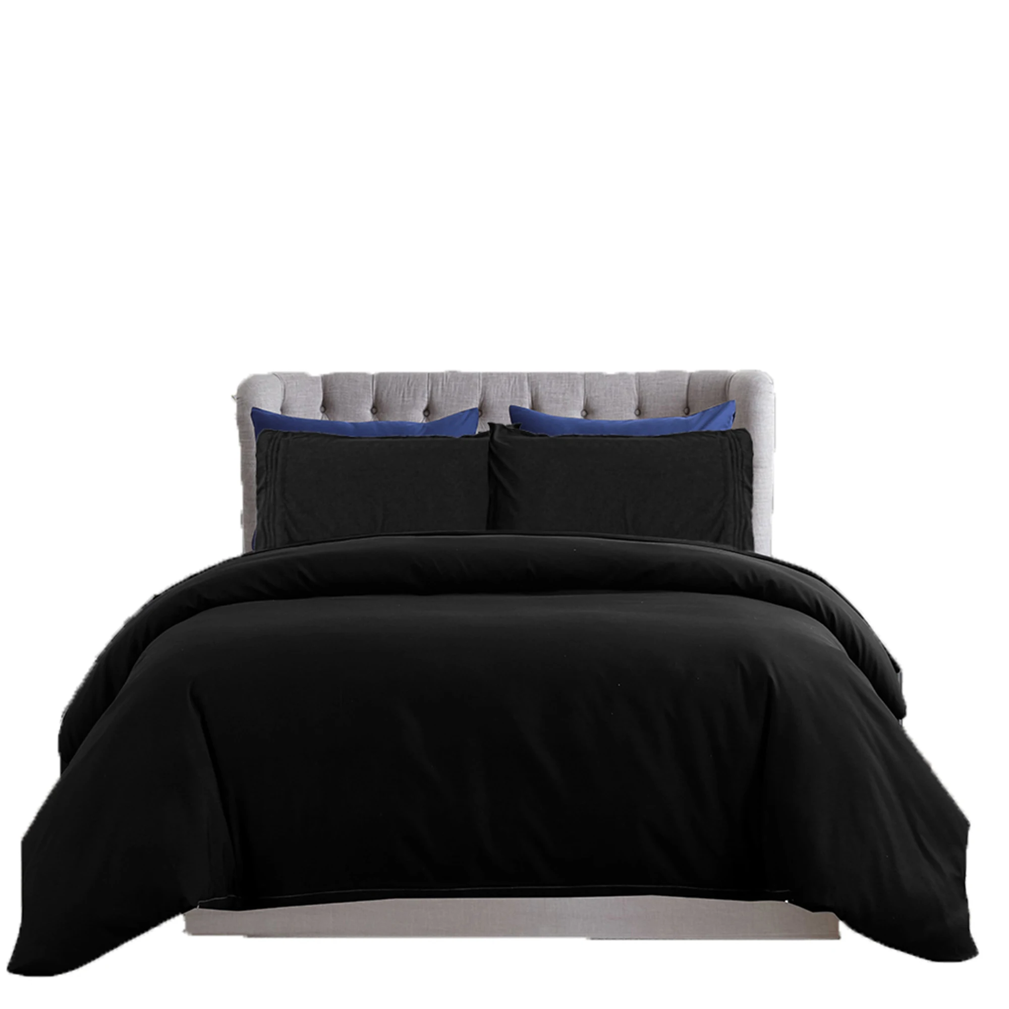 Лидер продаж 2021 года, Комплект постельного белья из 100% полиэстера, из мягкой матовой микрофибры, комплект пододеяльника