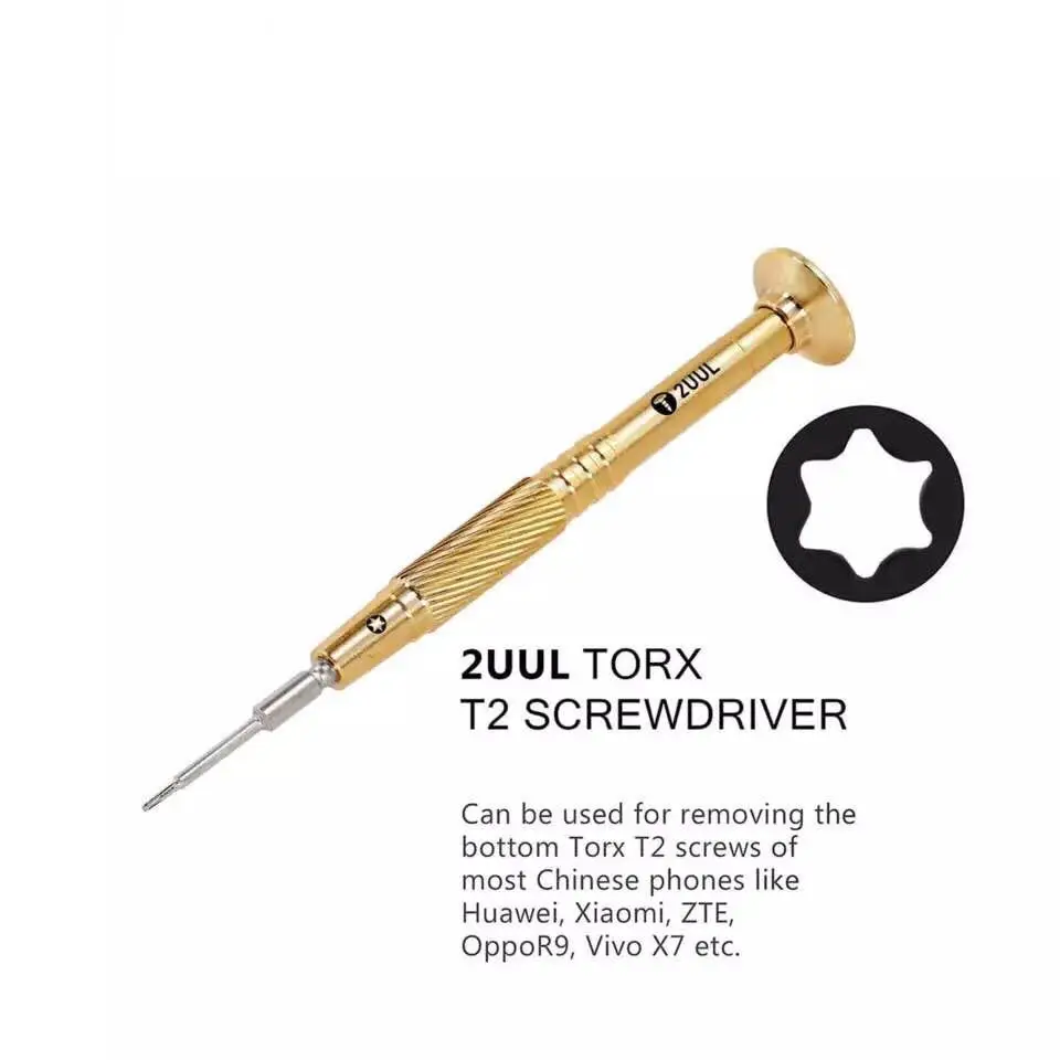 The New 2UUL Screwdriver Pure Copper Alloy Aggravates the Special Hard Flying Shaft Triangle Pentagonal Cross Precis