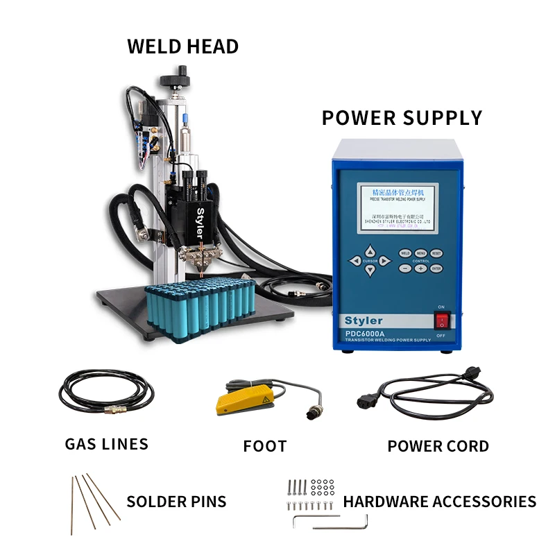 Top Quality Manual Battery Pack Spot Welding Machine Welder For 18650 21700 32650 Lithium Cylindrical Cell