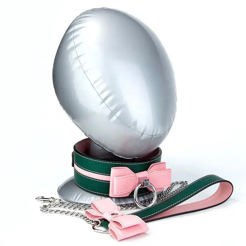 MOGlovers Collar BDSM Leather Bondage Restraints Clothing Flirt Games DBSM Device Romantic For Couples Themed Toy