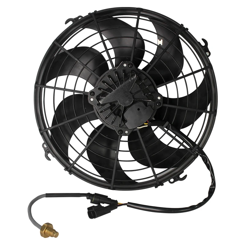high quality air conditioner system DC brush motor condenser Truck fan 12V/24V 6 Inch 8 Inch engine cooling Truck Fan