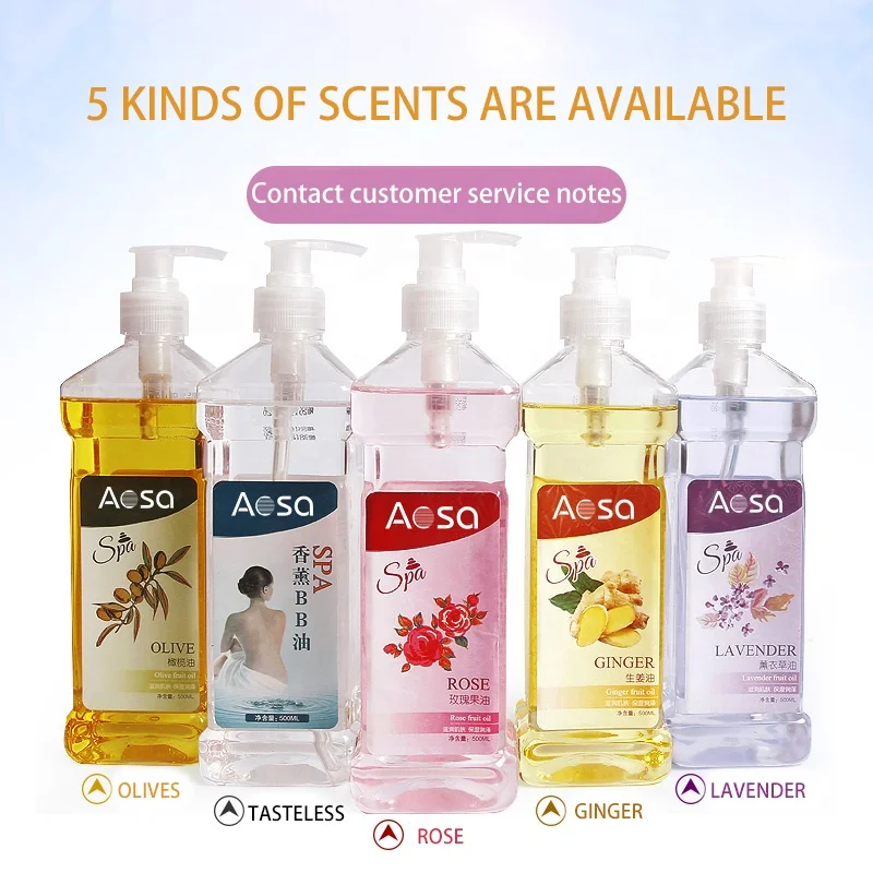 
High-quality aromatherapy ginger lavender olive massage oil SPA body healing skin care plant extract essential oils 