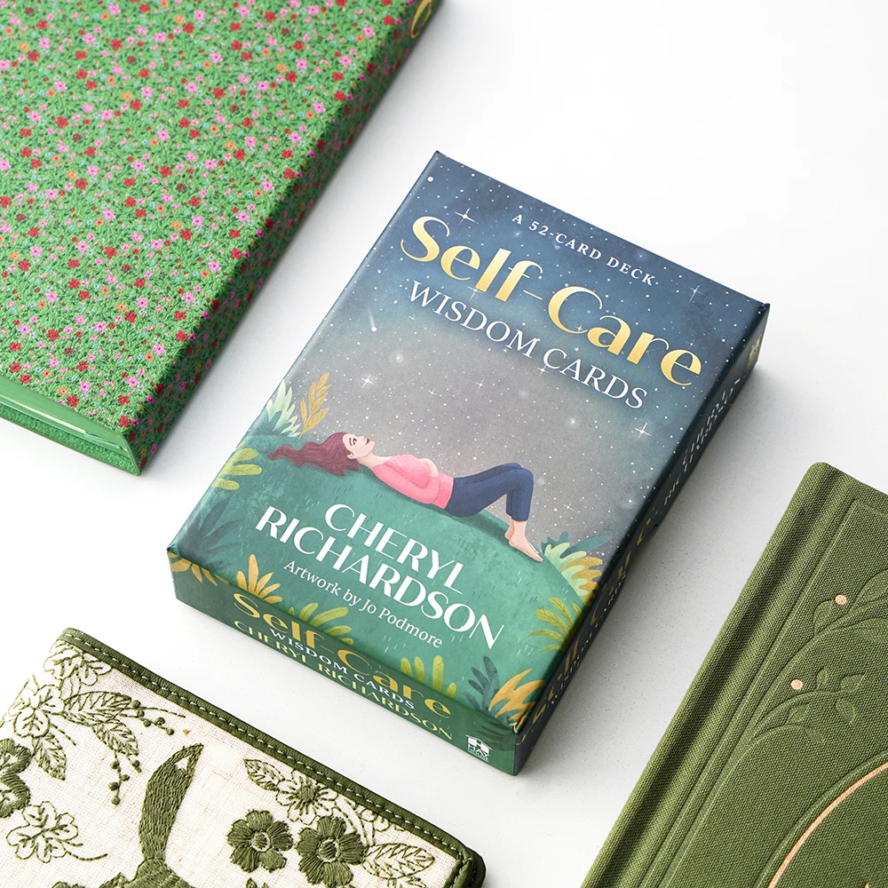 Wholesale Paper Self Care Collection Wisdom Playing Positive Affirmation Custom Printing Game Cards