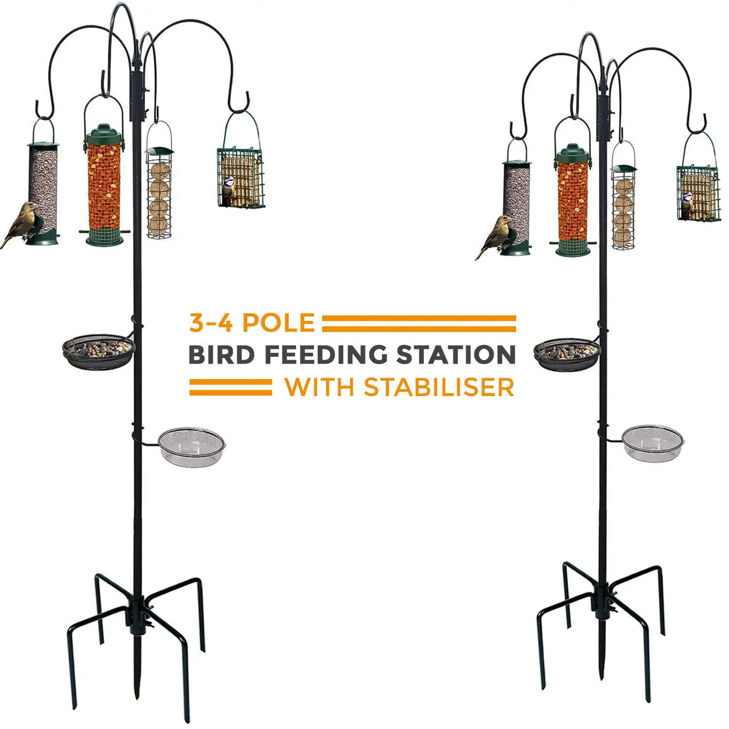 WILD BIRD GARDEN FEEDING STATION WATER BATH TABLE HANGING FEEDER STABILIZER