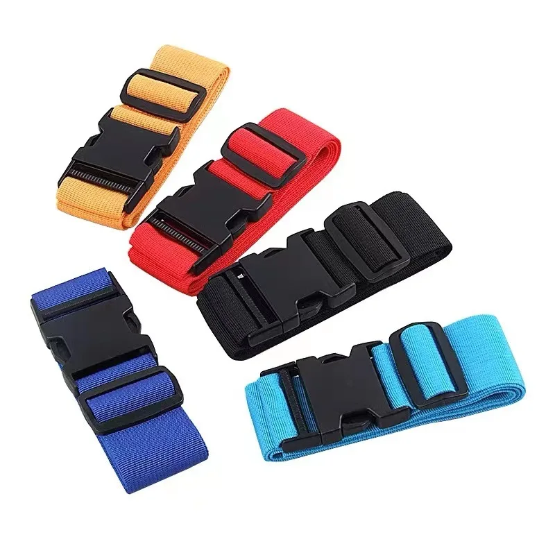 2023 Sturdy Travel Suitcase Luggage Belt Strap Belt Conveyors For Luggage Transport At The Airpor With Plastic Buckle