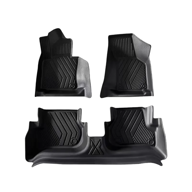 Liulong Factory Custom 3D TPE Car Mats 2024 TESLA Model 3 Model Y Non-slip Waterproof Rubber Carpet Auto Interior Accessories