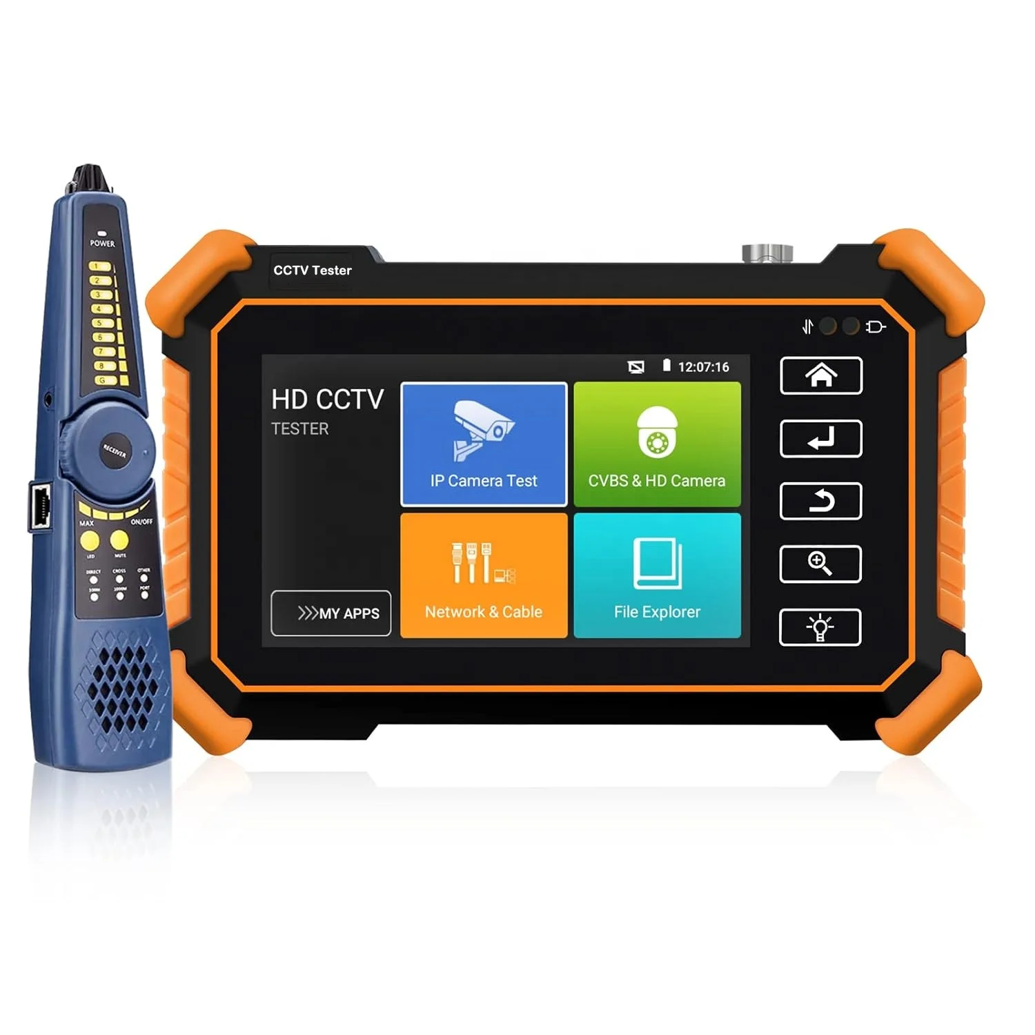IPC1910C Plus 8K CCTV Tester with Cable Tracer 8MP Coax AHD CVI TVI Video Monitor WIFI 4 Inch Touch Screen IP Camera Tester