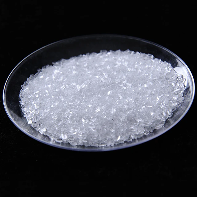 MGO:16% crystal hydrated magnesium sulphate bath salt price 2-4mm Industrial Grade