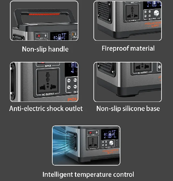 CHAM  Safe and stable  fast charge  power station Outdoor activities 18650 battery 500W for Consumer Electronics