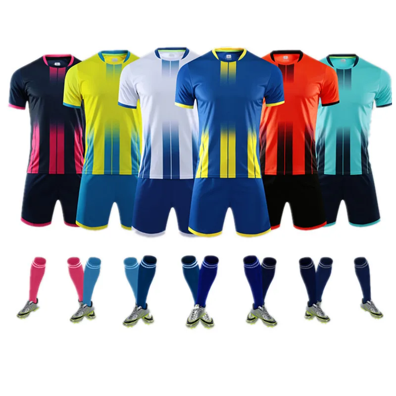 Good Quality Men Soccer Jersey Sets Sports Wear Soccer Uniform