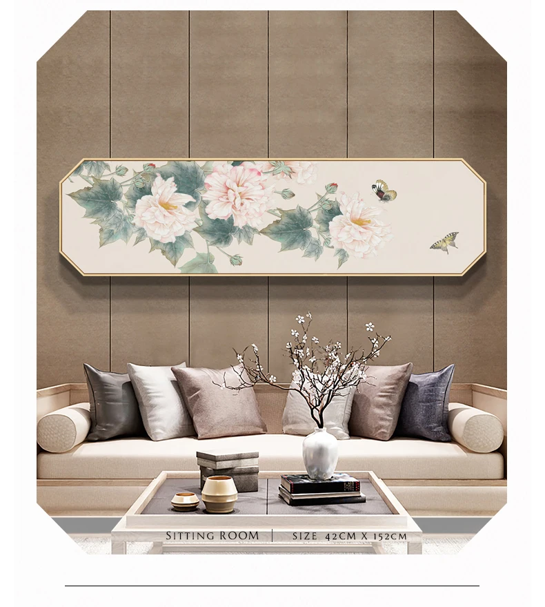 Высококачественный домашний декор, классическое искусство, картина маслом в китайском стиле, Классическая Картина на холсте, декор для гостиной, художественные наборы