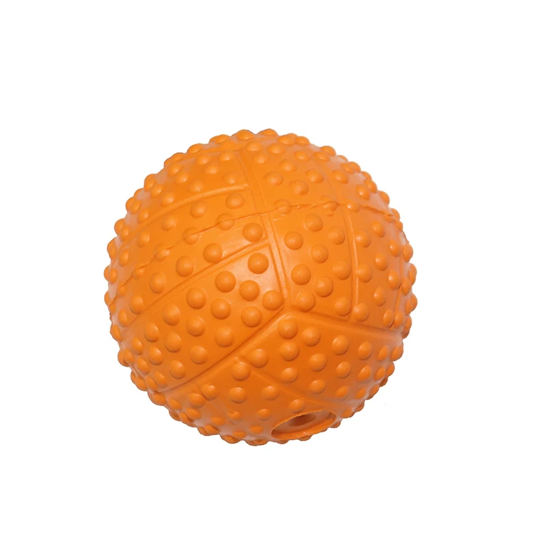 Thinkerpet 7.6cm Basketball Soccer Ball Tennis Dog Toy Rubber Ball Manufacturing Interactive Ball Dog Toy