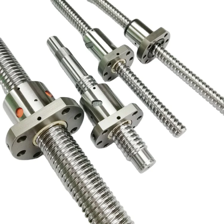 16mm ballscrew professional manufacturer ball screw parts nut in solidworks good-material ball spline ball screw