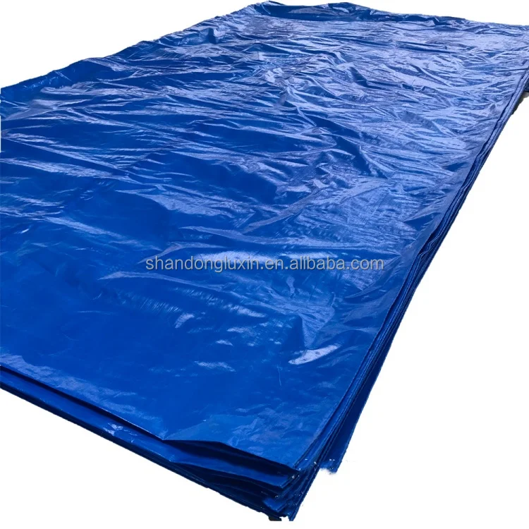 Prefabricated plastic tarpaulin PE tarpaulin rainproof dust proof  moisture-proof