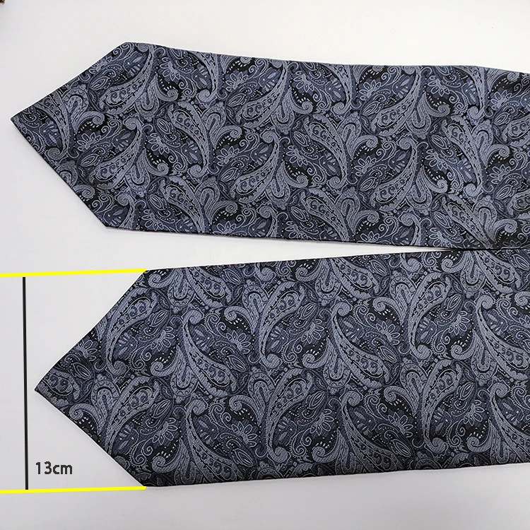 Hand Made Necktie wholesale Custom logo  Digital Printing silk mens tie for Business Party