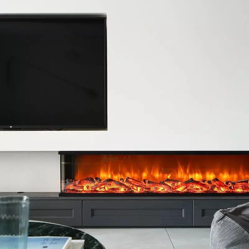 Customized Classic Inserts Decorative 2 Sided or 3 Sided Electric Fireplace For Sale