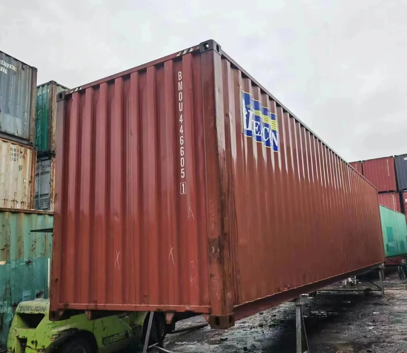 Wholesale Low MOQ Manufactured 40ft HC High Cube Used Shipping Container Standard