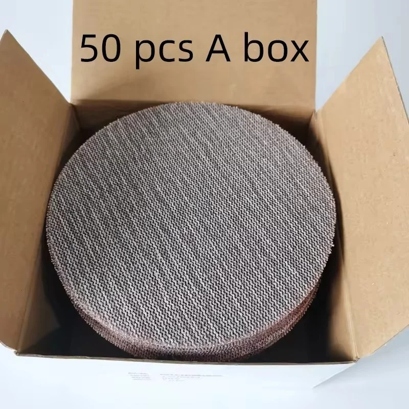 80Grit Grip Disc 6 inch Mesh Sanding Discs Net Dust-free Hook & Loop Sandpaper Abrasive Mesh Disc Replacement for Mirka