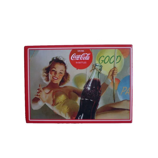 Factory Supply OEM Flexible Soft Magnet Tin Fridge Magnet