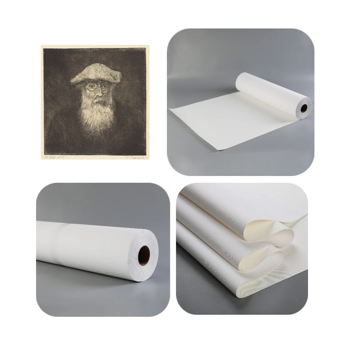 Aqueous Ink Printable Blank Customized Size 100% Cotton Matte Inkjet Canvas Roll for Pigment Dye Epson Printer