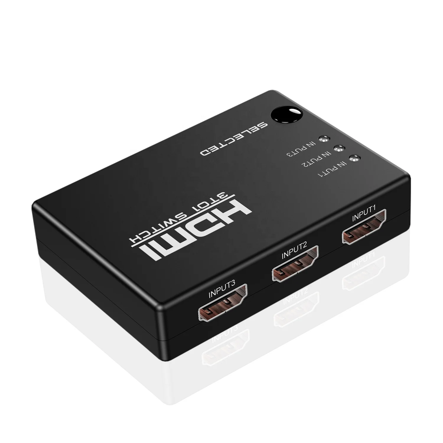
1080P 3D 3 Port HDMI Switch 3x1 Auto Switch 3-In 1-Out HDMI Switch Converter Cable 