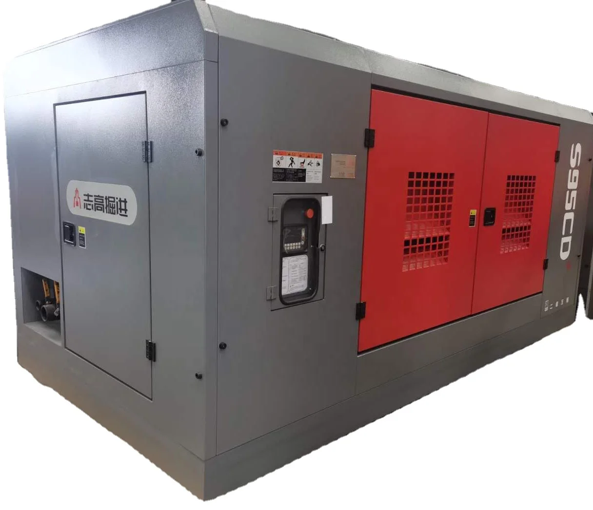 Best price of 295kw 24 bar Box type diesel screw air compressor machines S95CD